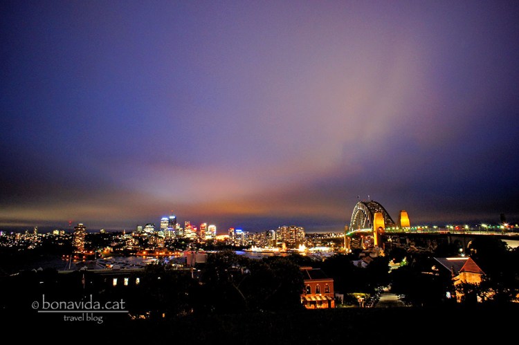 Vistes de Sydney a la nit