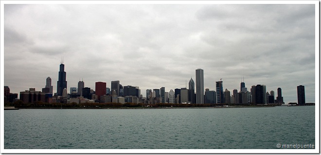 L'skyline de Chicago és inconfusible.