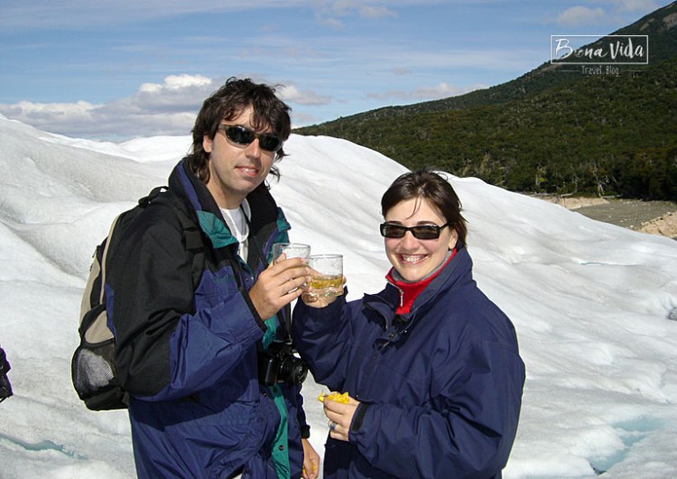 Un brindis al Perito Moreno!