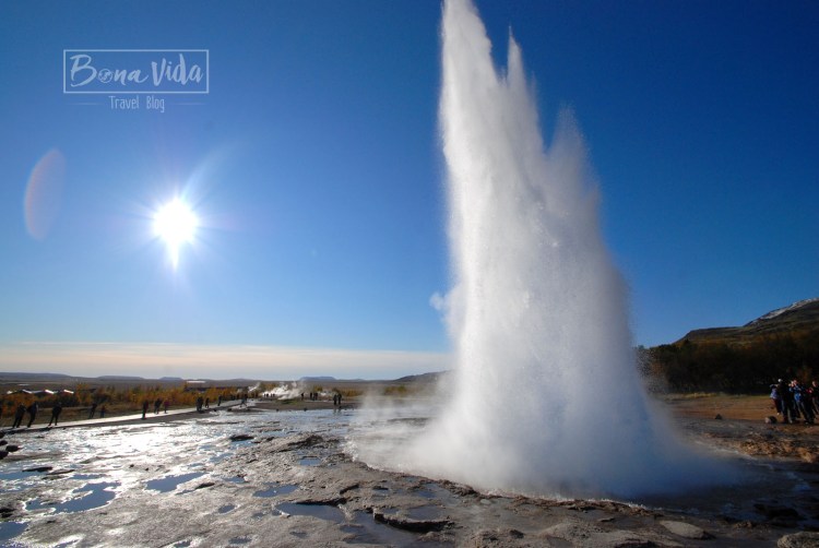 Gèiser Strokkur a Geysir