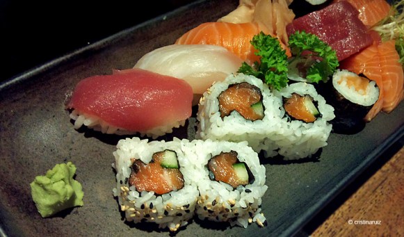 plat de sushi