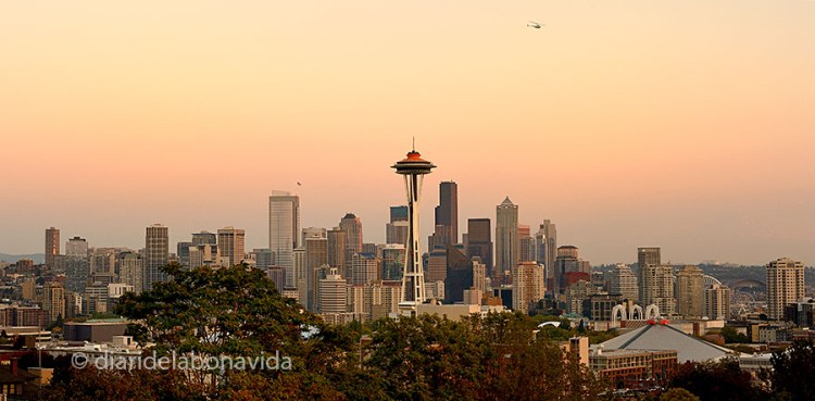 Seattle, i la seva famosa torre Space Needle