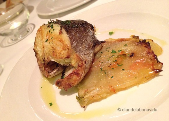 Tronc de lluç al forn