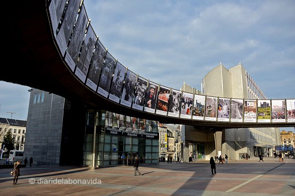 L'Àgora connecta el Centre de Visitants, el Parlament i la Plaça Luxemburg