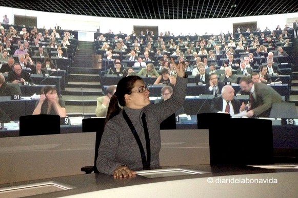 Podem sentir.nos diputats europeus dins les exposicions del Centre de Visitants