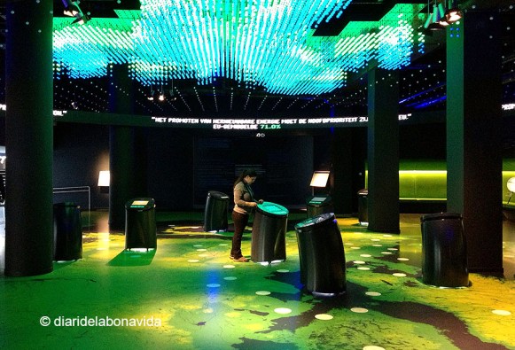 Un munt d'activitats interactives ens ajuden a entendre el funcionament del Parlament Europeu