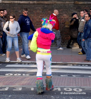 Moltes vegades, les mirades de la gent et condueixen al motiu a fotografiar. Londres