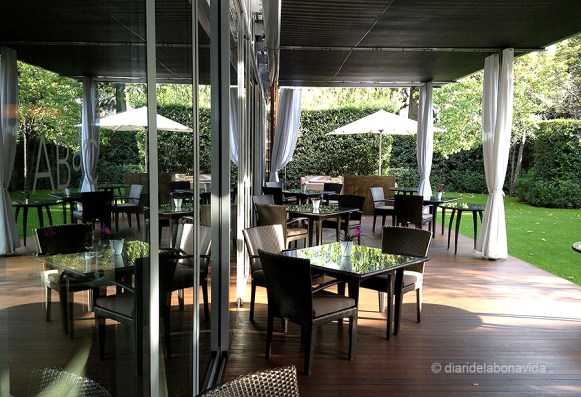 Terrassa del restaurant.