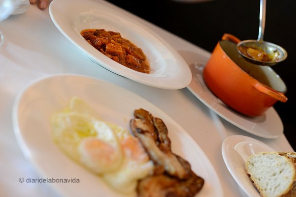 El potent esmorzar de forquilla al Cigró d'Or