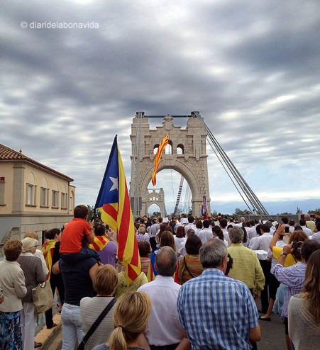 Tot i que el dia va començar amb núvols, el sol es va acabar imposant