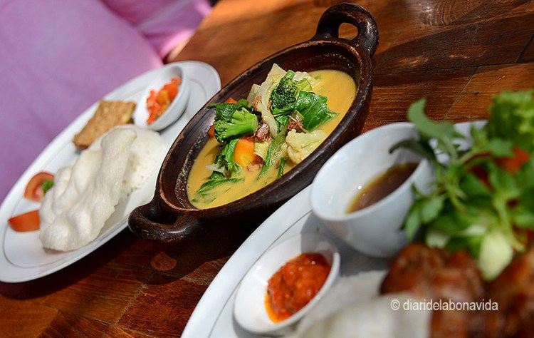 El boníssim menjar indonesi