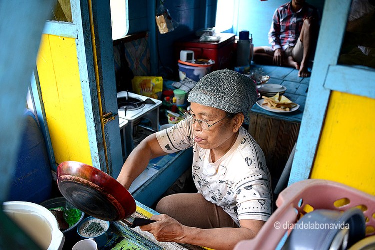 Tot i l'espai reduidíssim, sortien uns plats senzills però boníssims!!