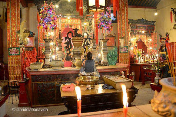 Interior del Mon Ma Temple