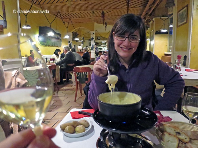 Quines ganes teníem de menjar una Fondue a Suïssa!!!