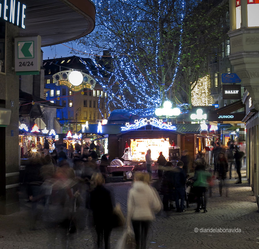Laussane, Suiza. Mercat Nadal