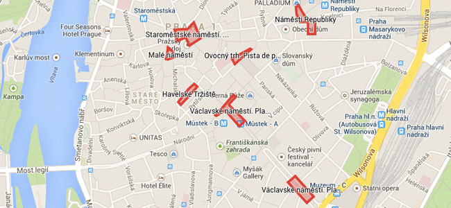 Clica sobre el mapa per veure la ubicació dels principals Mercats de Nadal