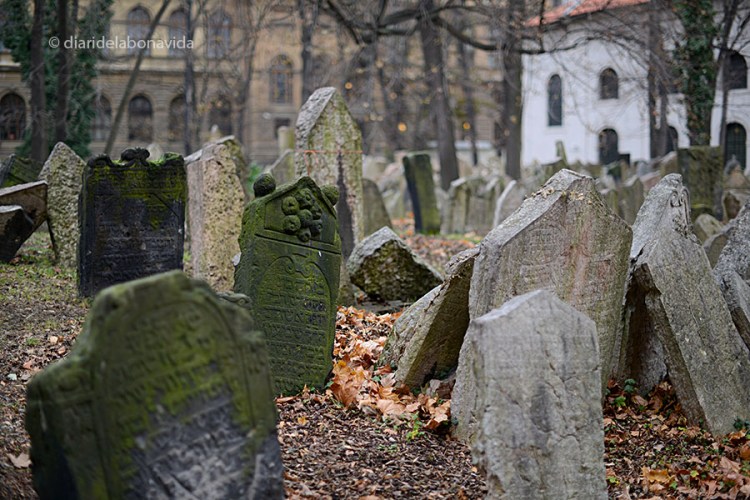 Les tombes estan literalment amuntegades