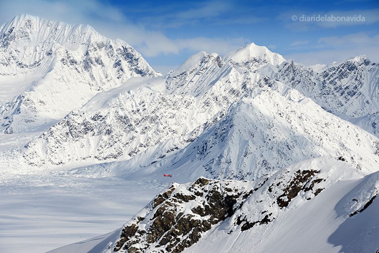 La petita taca vermella del centre és la nostra avioneta