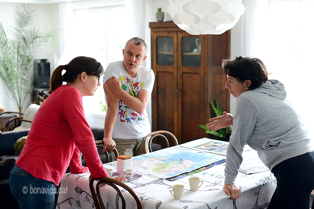 En Pascal i la Valèrie, a més d'acollir-nos, ens recomanàven llocs interessants a visitar