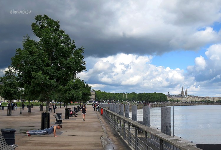 El riu Garona travessa la ciutat