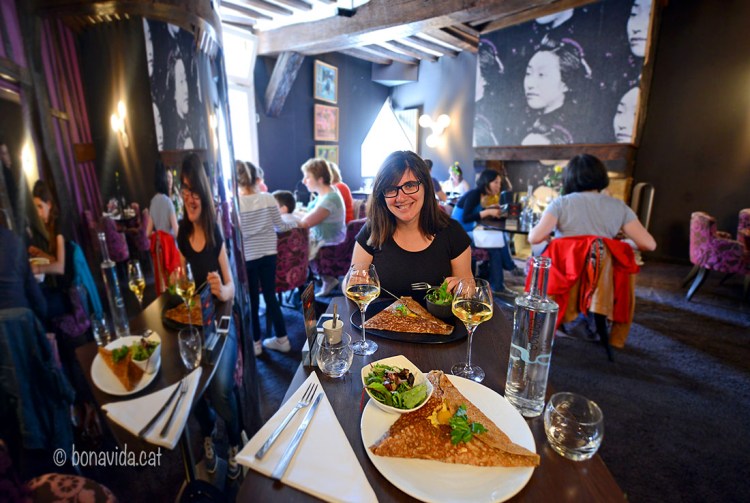 Al.lucinant amb les galettes de la Créperie Le Saint George