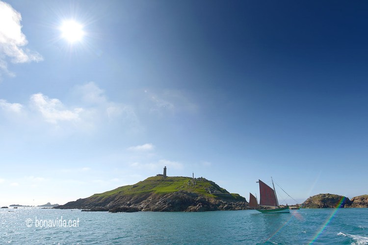 Ens acostem per desembarcar, a l'Île aux Moines