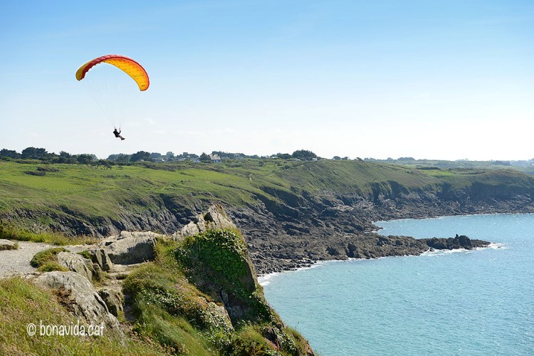 Quines bones vistes deu tenir volant en parapent...