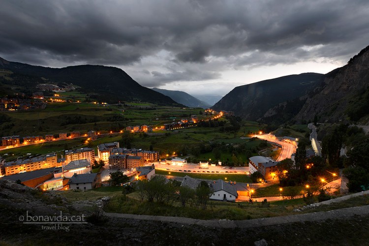 Canillo al capvespre