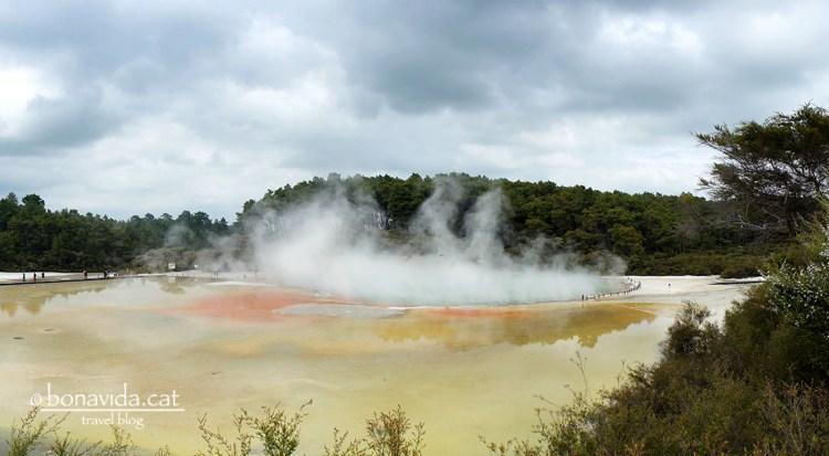 Llacs termals a Wai-O-Tapu