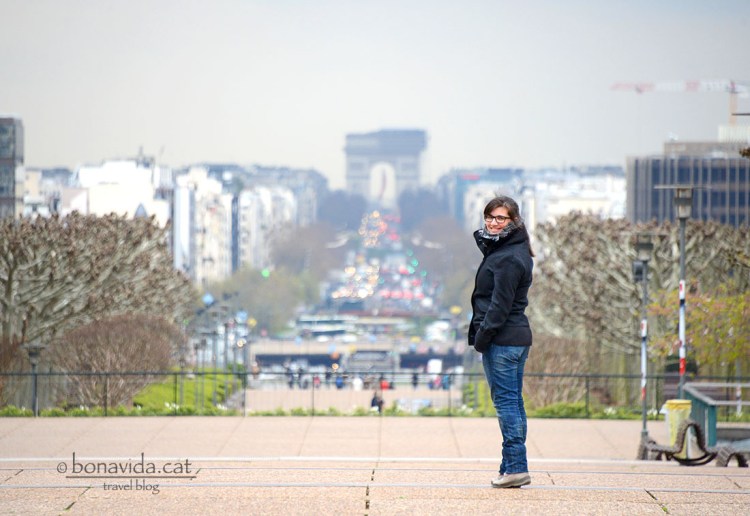 Des del mirador tenim unes magnífiques vistes de l'Arc del Triomf
