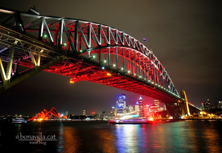 Tornarem a travessar el Harbor Bridge