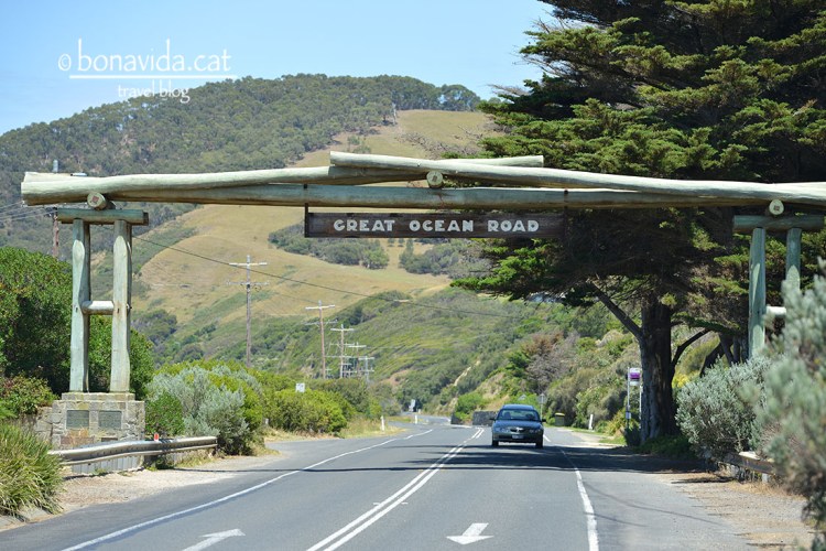 Inici de la Great Ocean Road