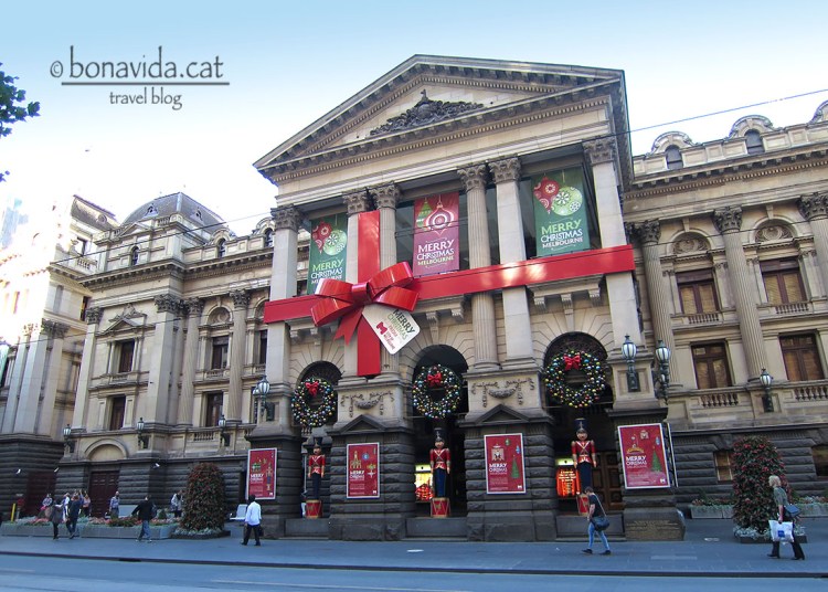 City Hall de Melbourne amb decoració nadalenca