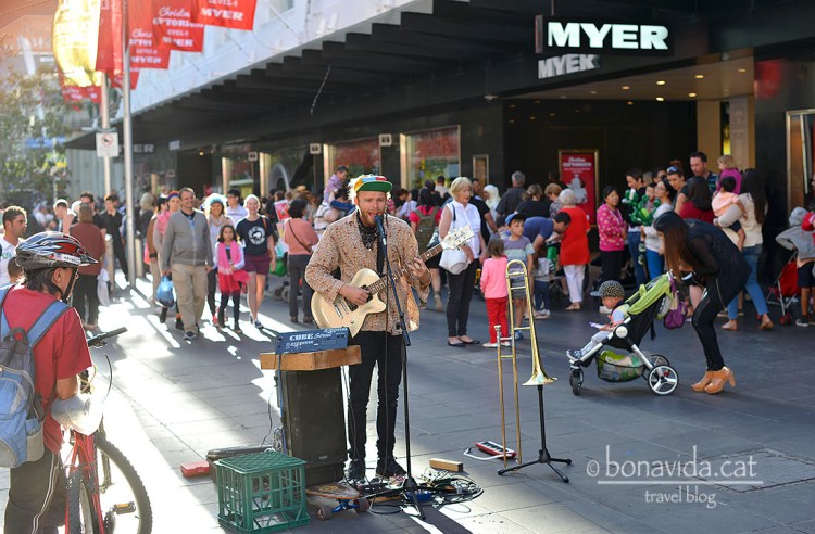 Artistes de carrer al Downtown