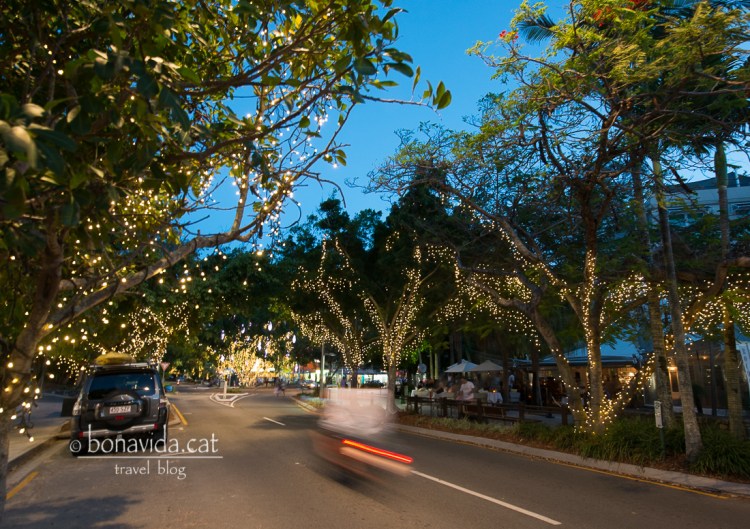 Els carrers de Noosa i la decoració nadalenca