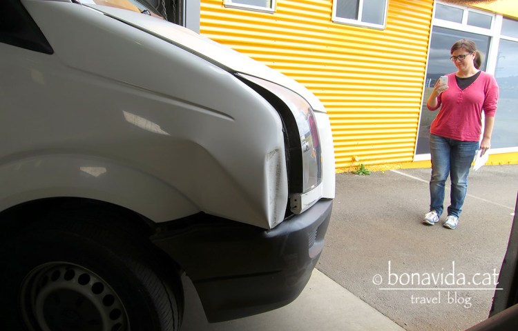 L'autocaravana surt malparada