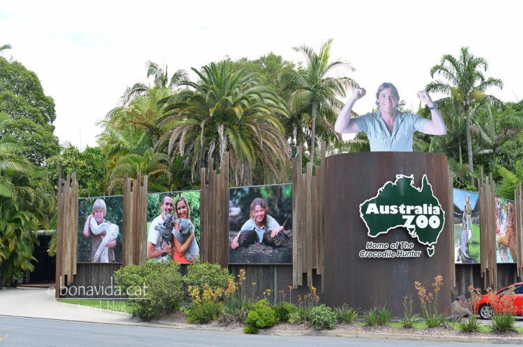 Entrada de l'Australian Zoo, creat per Steve Irwin