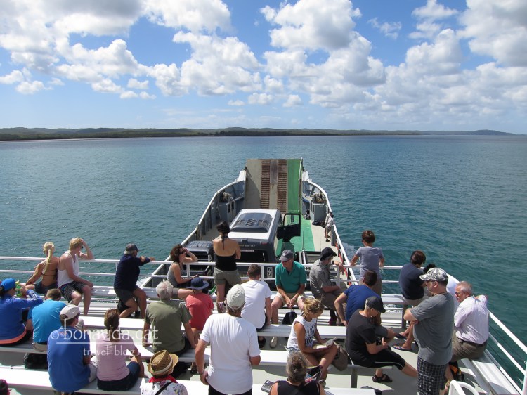 El ferri ens porta a Fraser Island