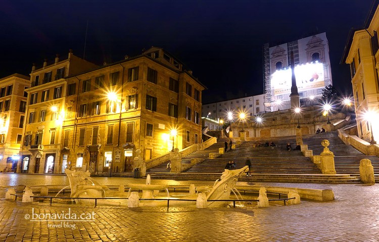 Les famoses escales de la Piazza Spagna