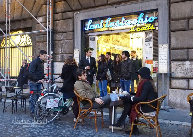 Un dels cafés més populars a la ciutat, el Café Sant Eustachio
