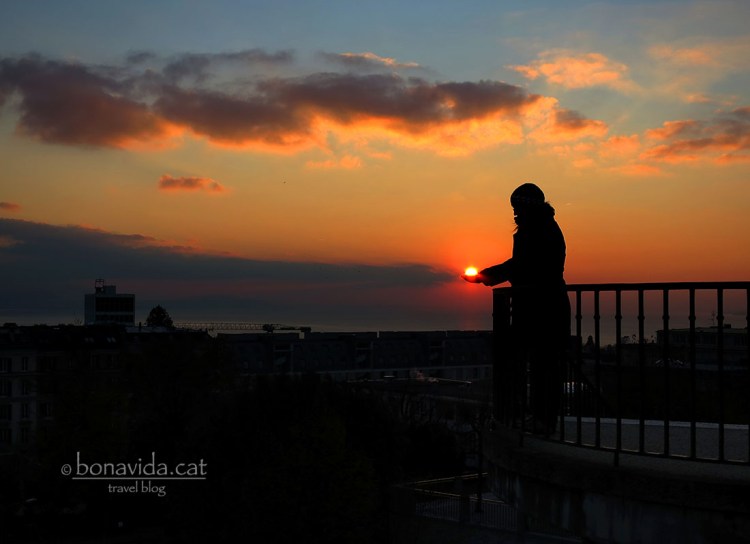 Posta de sol a Lausanne