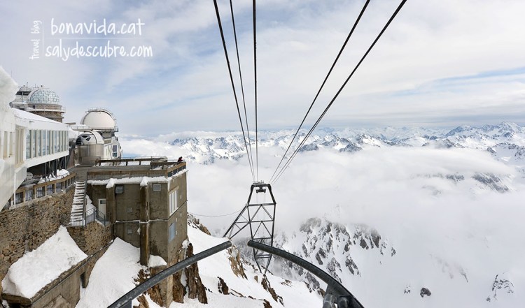 El telefèric ens puja fins al cim del Pic du Midi