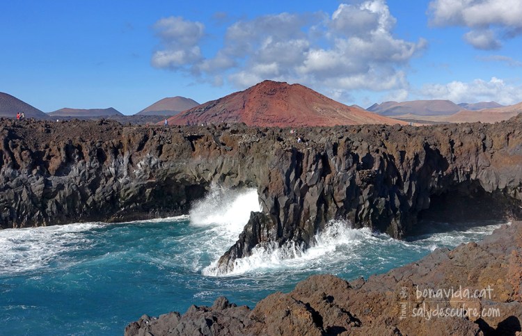 Los Hervideros. Un altre punt espectacular de la costa