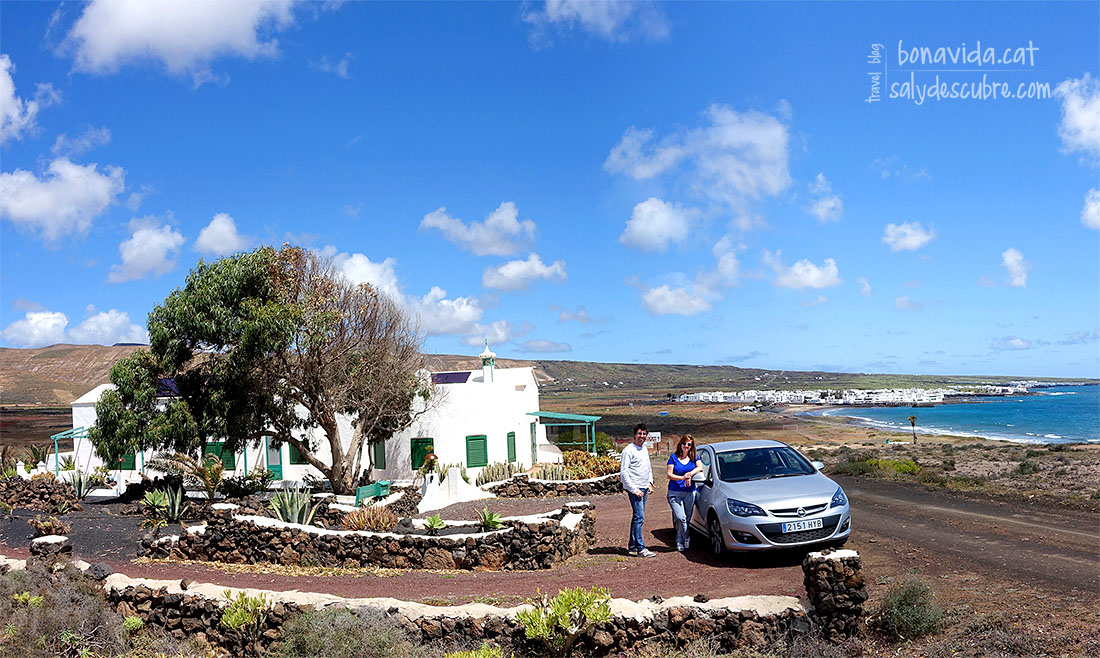 La casa on ens allotgem durant l'escapada a Lanzarote