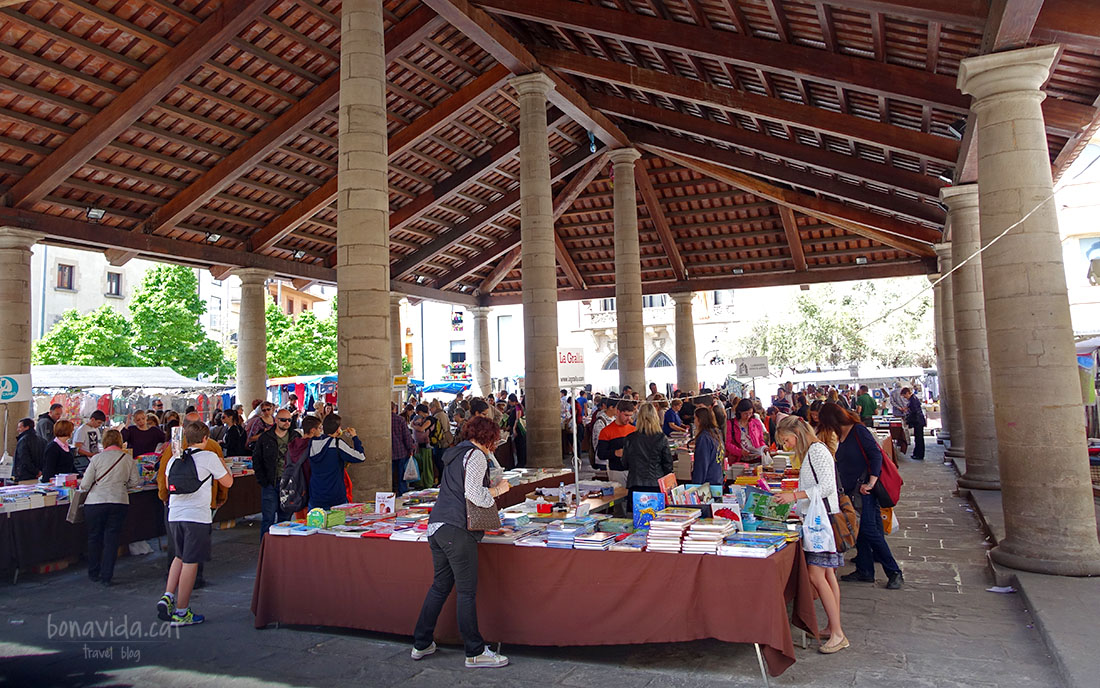 La Plaça de la Porxada és l'epicentre de la celebració