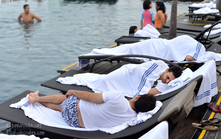 ...i alguns fins i tot es recuperen de la resaca del dia anterior...