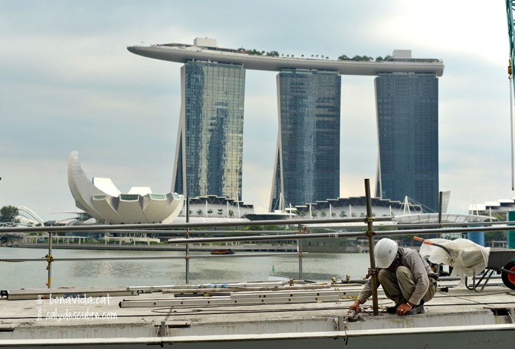 El Marina Bay Sands en obres