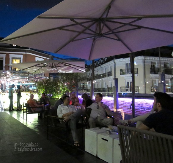 La terrassa és ideal per prendre alguna cosa a la fresca