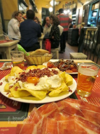 Pernilet del bo i uns bons huevos estrellados