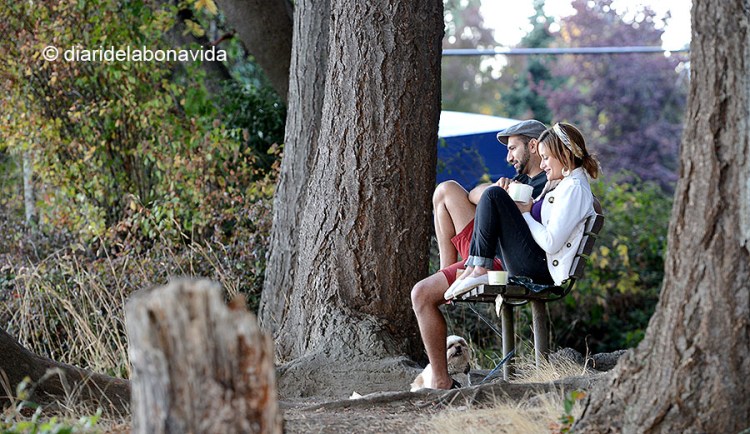 El parc és punt de reunió de joves